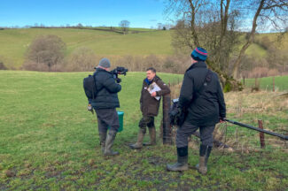 Thumbnail for the post titled: BBC Ffermio and getting together to build bird boxes for our feathered farmland friends